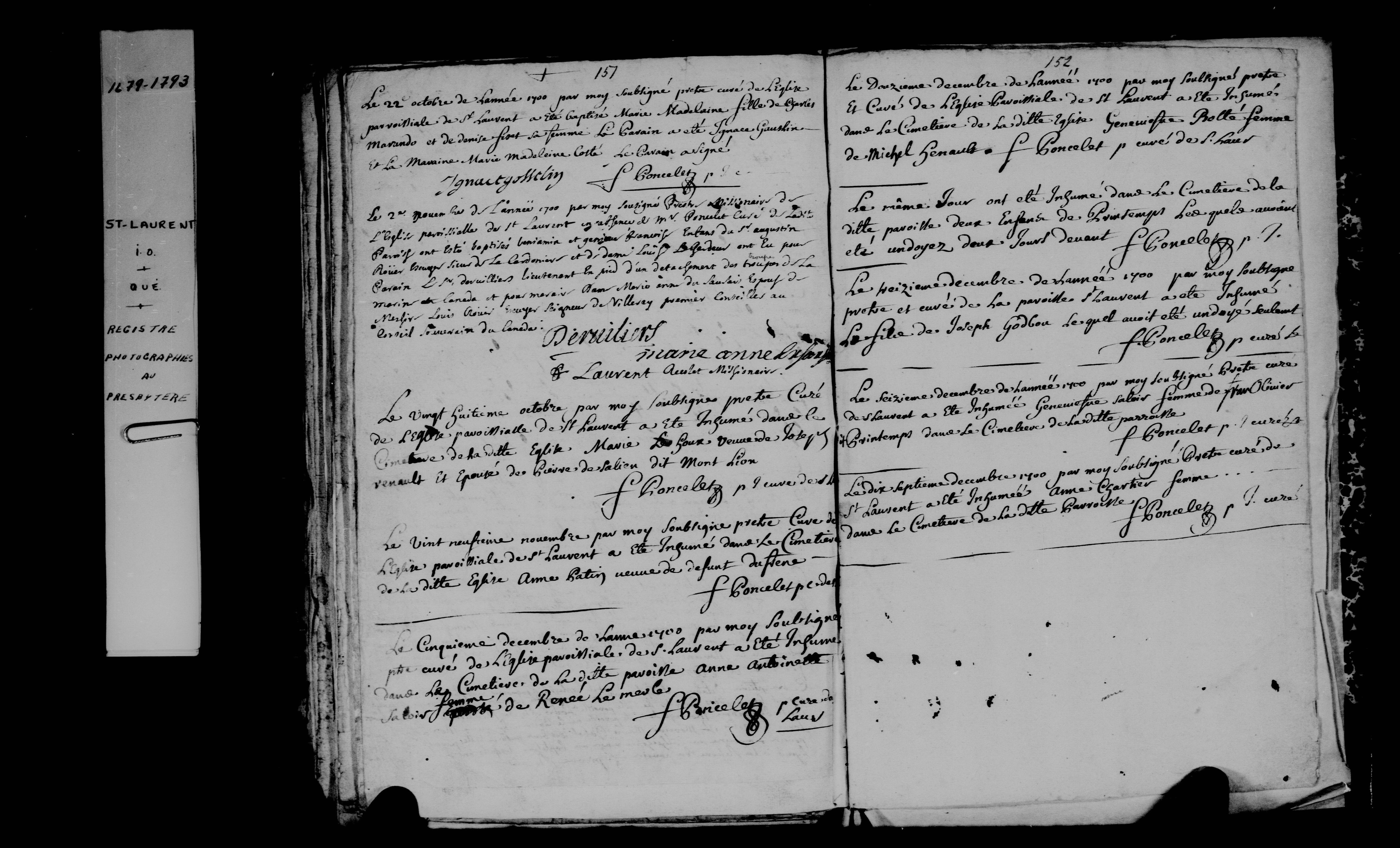 1700 Burial Anne Patin