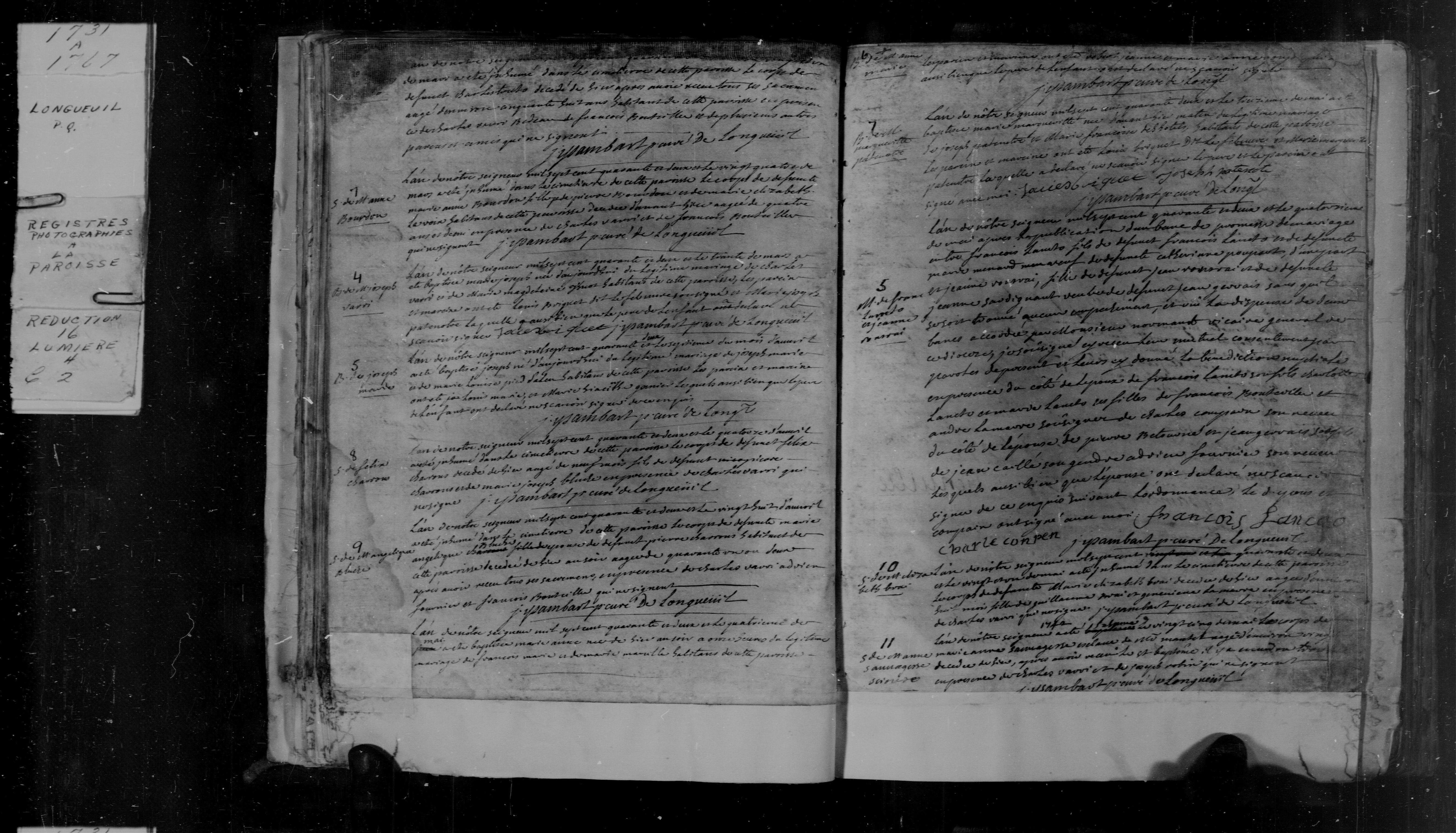 1742 Burial Charles Trudeau