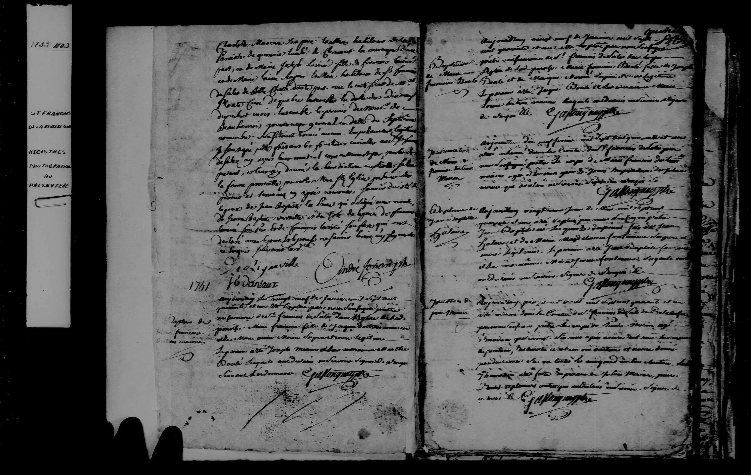 1741 Burial Pierre Morin