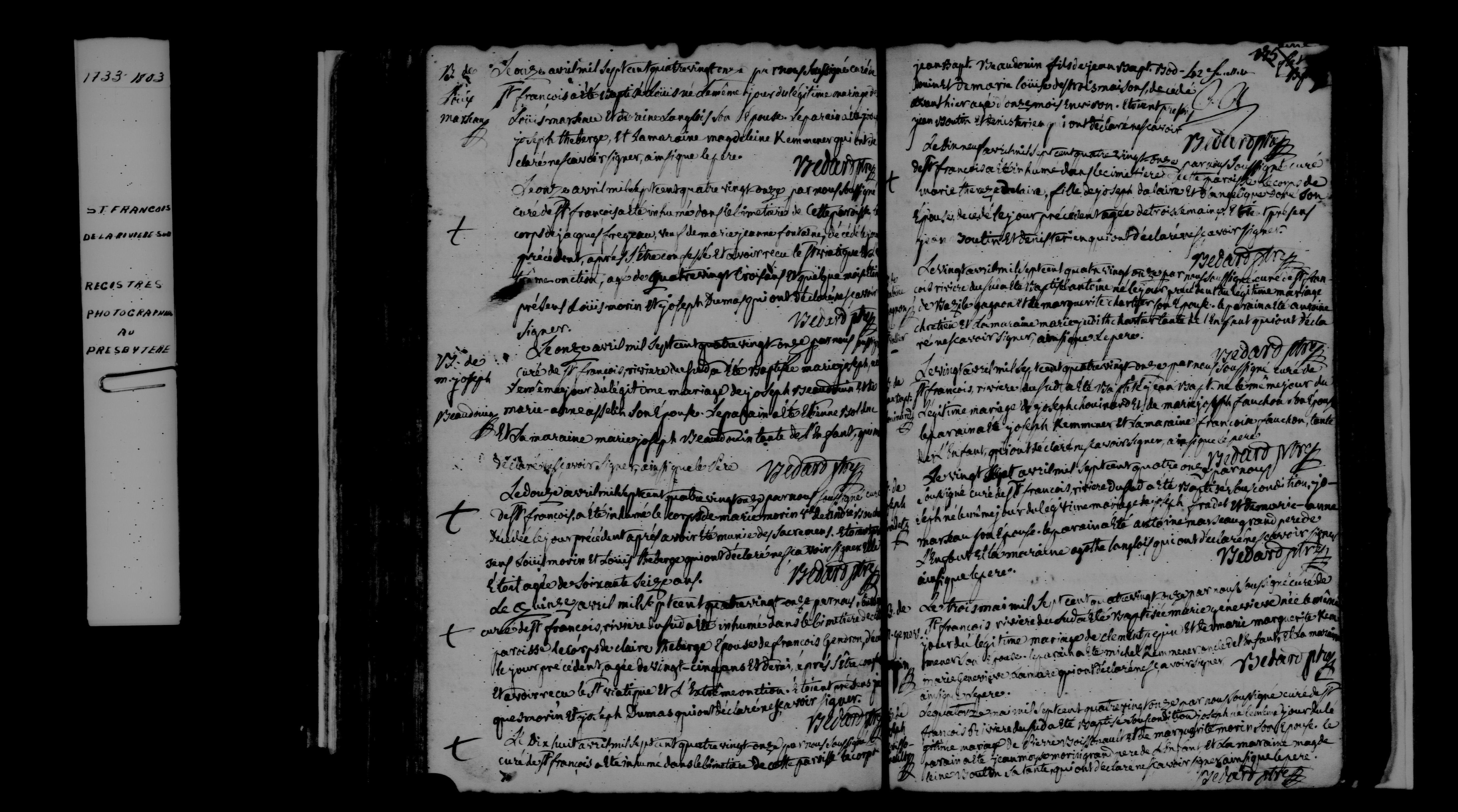 1791 Burial Marie Morin