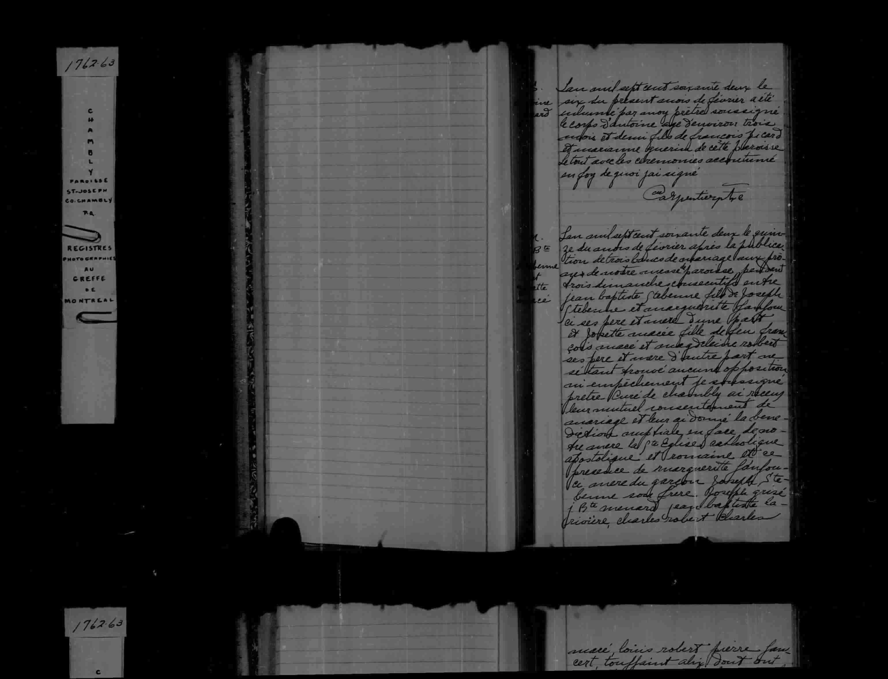 1762 Marriage Stebenne Masse