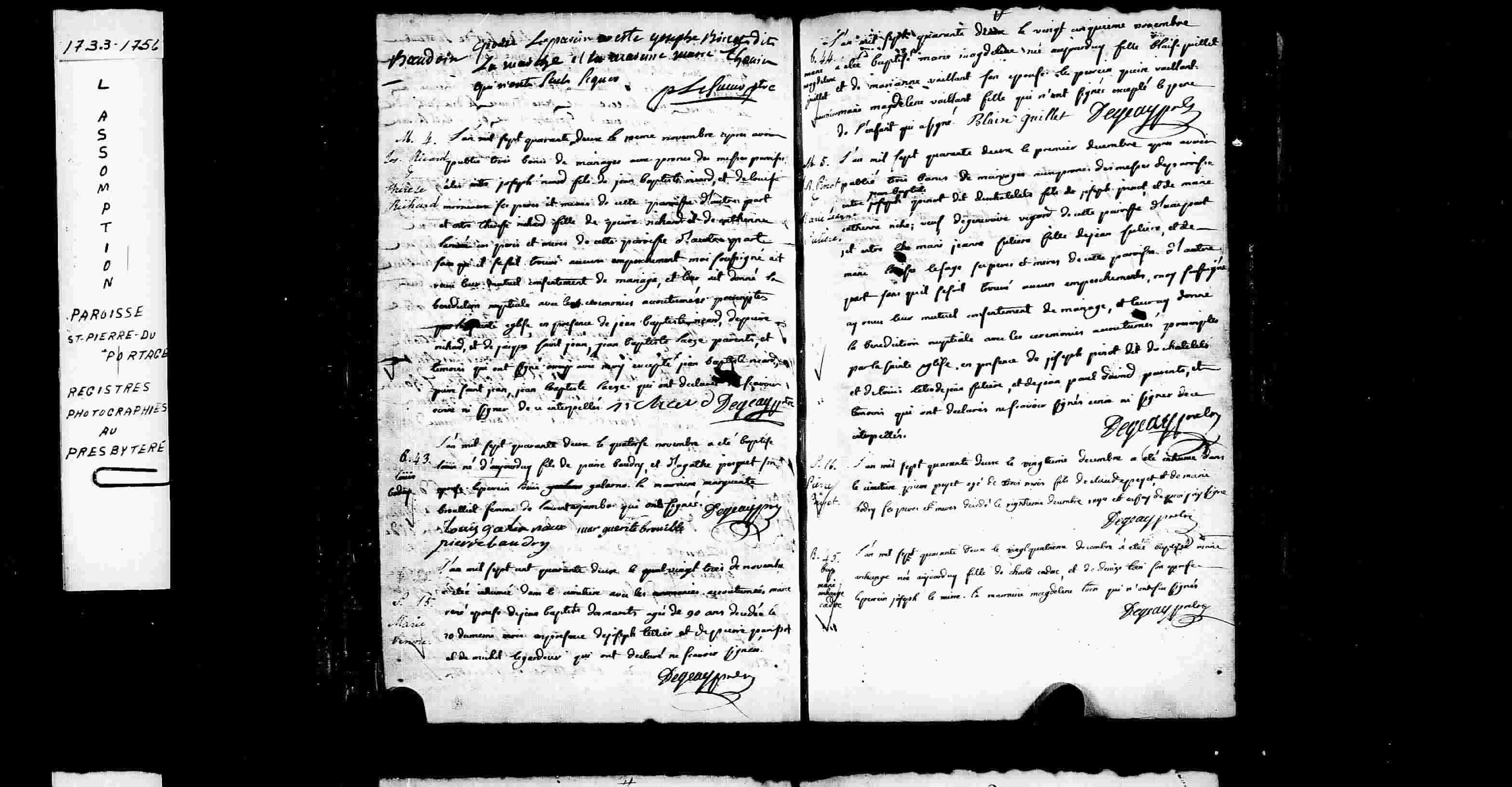 1742 Burial Marie Renee Lorion
