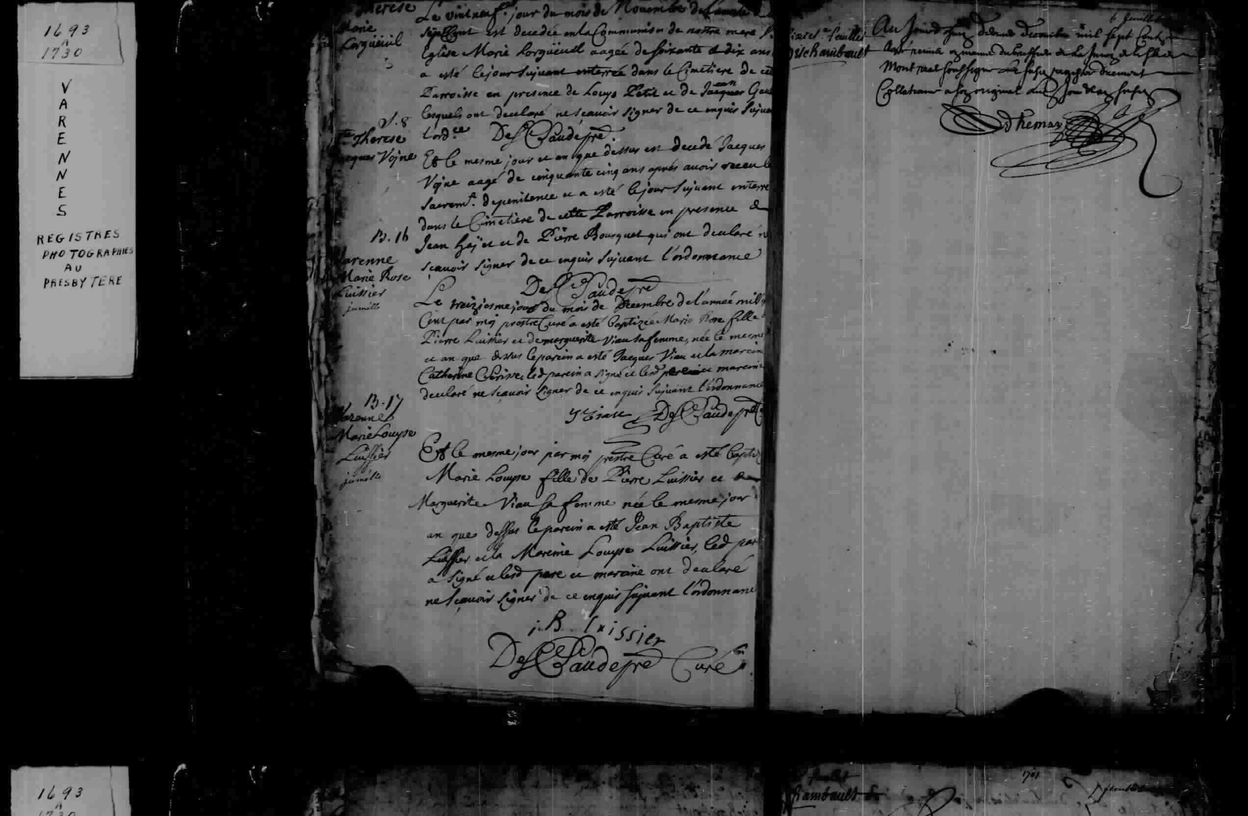 1700 Burial Marie Lorgueil