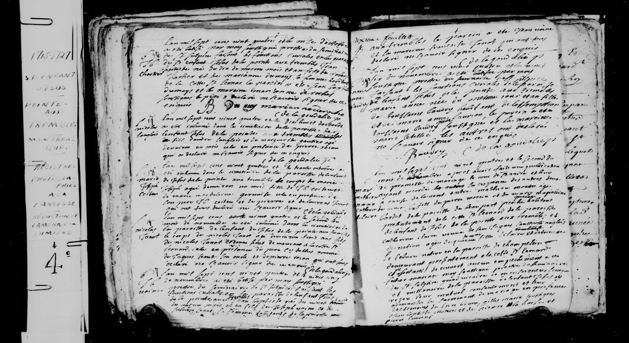 1724 Marriage Morin Limousin