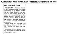 1958 Funeral Elizabeth Cook