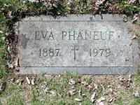1979 Headstone Eva Major Phaneuf