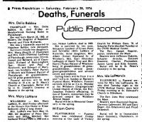 1976 Death Della Parrot Babbie