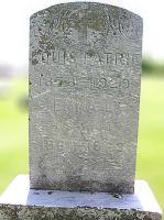 Headstone Louis Patrie Emma Phaneuf