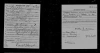 David Phaneuf WW I Draft Card