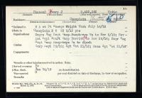 WW I Military Service Henry J Phaneuf