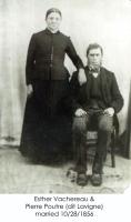 1856 Esther andPierre Poutre dit Lavigne grandparents of Alex