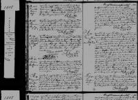 1837 Burial Antoine Berthiaume