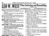 1946 Plattsburgh Directory Bernadette Bordeau