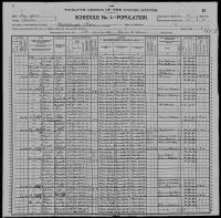 1900 US Census Edward Bordeau