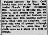 1953 Obituary Cora Dutton