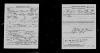 1918 Draft Card Wallace R Cook