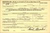 1942 WWII Draft Card Carl Lusler
